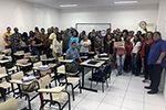 Calouros e veteranos iniciam ás aulas do semestre 2018.1